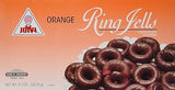 Joyva Orange Jelly Rings, Ring Jells Kosher for Passover, 9-Ounce (Pack of 1)