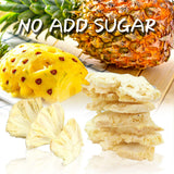 ONETANG Freeze-Dried Fruit Pineapple Chips, 10 Pack Single-Serve Pack, Non GMO, Kosher, No Add Sugar, Gluten free, Vegan, Holiday Gifts, Healthy Snack