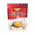 Prince of Peace Instant American Ginseng Tea, 30 Sachets - Healthy Drink, Caffeine-Free Energy-Boosting, Heavy Antioxidants, Made in the USA, Plant
