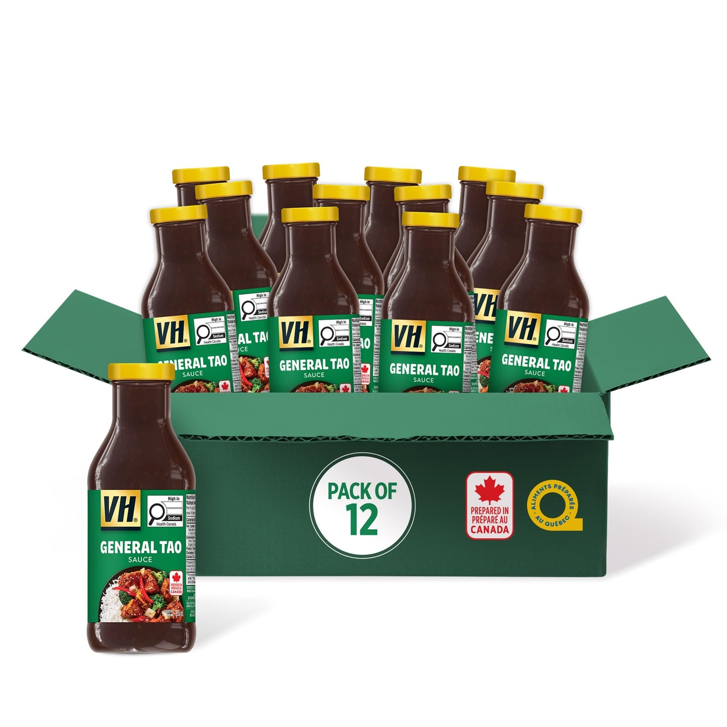 VH General Tao Stir Fry Sauce, 355ml/12oz, 12 Count, Jars {Imported from Canada}