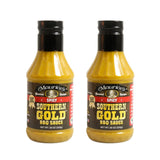 Maurice’s Southern Gold BBQ Sauce, Spicy - Carolina Gold Barbecue Sauce Hot & Spicy Blend - Authentic Southern Carolina Barbeque Dressing - Mustard