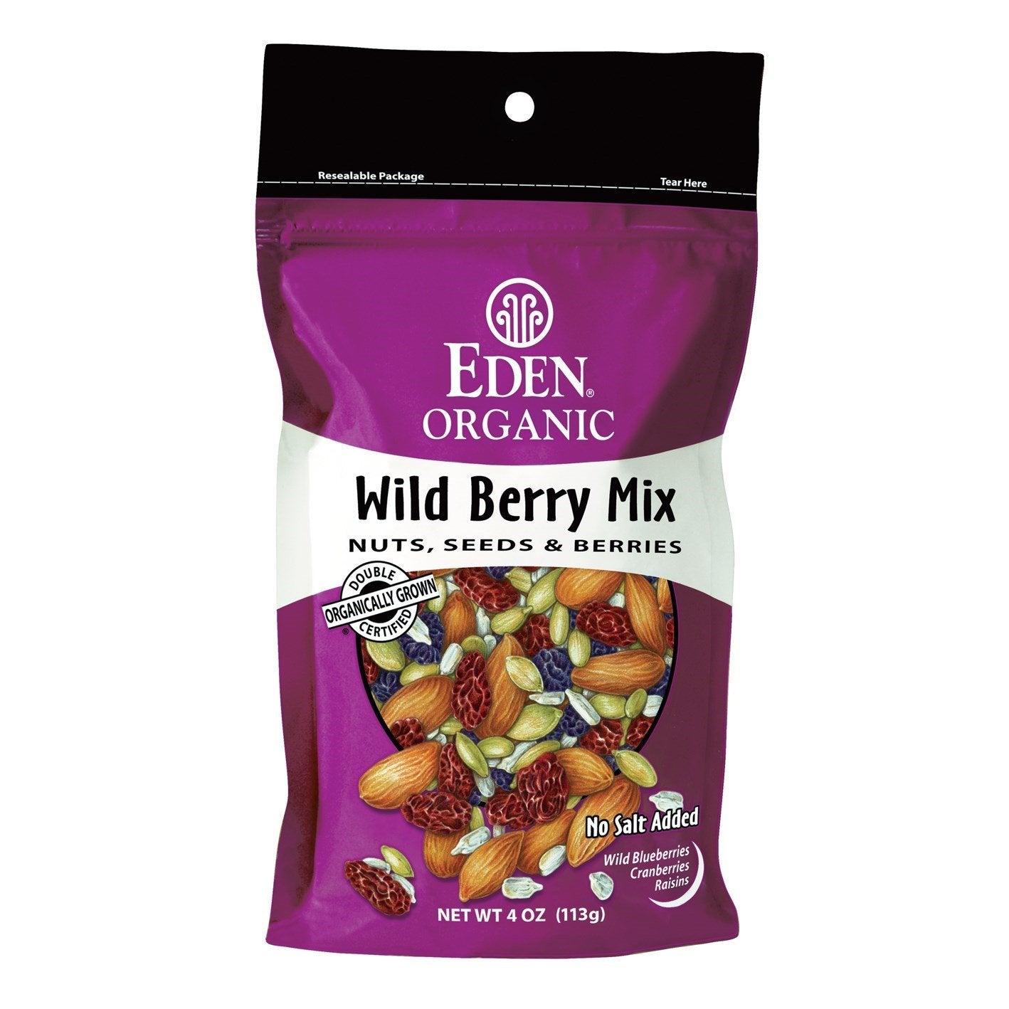 Eden Organic Wild Berry Mix, 4-Ounce Package (Pack of 5)