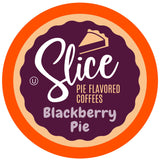 Slice Coffee Flavored Coffee for Keurig K Cup Brewers, Blackberry Pie, 40 Count