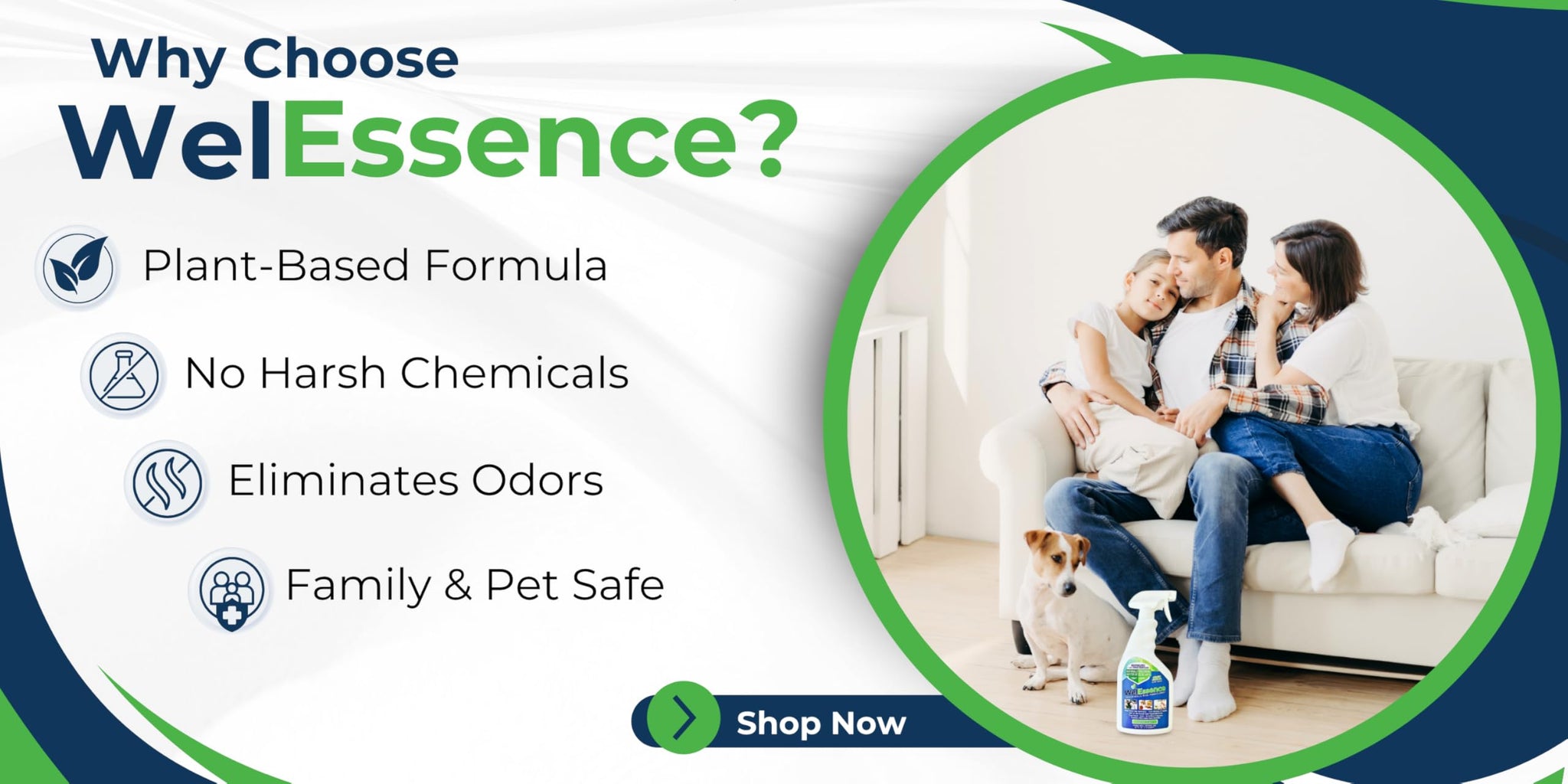 WelEssence natural whole home deodorizing spray