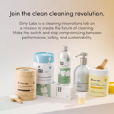 Dirty Labs | Probiotic Toilet Bowl Cleaner Powder | with Phytolase Bio Enzymes | 24 Doses | Septic-Safe, Biodegradable, Bleach-Free | Verdure Scent