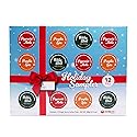 Zenbean Holiday Sampler - 12 Holiday K Cups, Nootropic Coffee Capsules, Works with Capsule Machines, Holiday Blend (with Notes of Toffee and Almond)