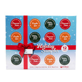 Zenbean Holiday Sampler - 12 Holiday K Cups, Nootropic Coffee Capsules, Works with Capsule Machines, Holiday Blend (with Notes of Toffee and Almond)