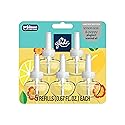 Glade PlugIns Refills Air Freshener, Lemon Zest & Poppy, Scented and Essential Oils for Home and Bathroom, 0.67 Fl Oz, 5 Count