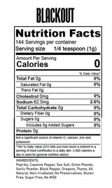 Spice Beast - BLACKOUT Blackening Seasoning Mix - Low Sodium - No Sugar - No MSG