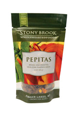Stony Brook Brined & Roasted Pepitas, 3 ounce bags (pack of 6)