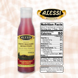 Alessi Balsamic Vinegar Reduction, Autentico from Italy, Ideal on Caprese Salad, Fruits, Cheeses, Meats, Marinades, Raspberry Balsamic (Raspberry