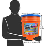 Ultra Fresh 6X Platinum 5 Gallon Laundry Detergent Liquid with Spring Fresh Fabric Softener and Pump for All Machine Types, Up to 640 Loads (2 Pack)