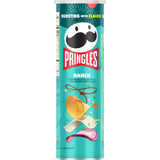 Pringles Potato Crisps Chips, Lunch Snacks, On-The-Go Snacks, Ranch, 5.5oz Can (1 Can)