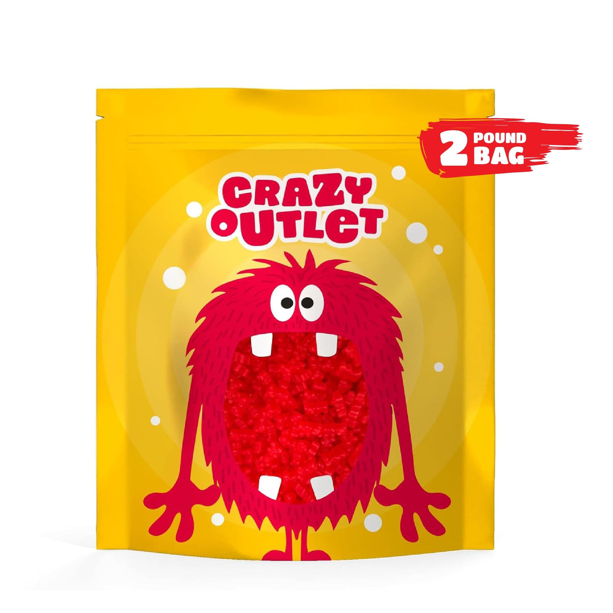 Cinnamon Bears Gummy Candy - 2 Pound Bag - Red Cinnamon Candy with Bold Heat - Chewy Candy for Spicy Gummi Bears Fans - Gelatin Free Gummies