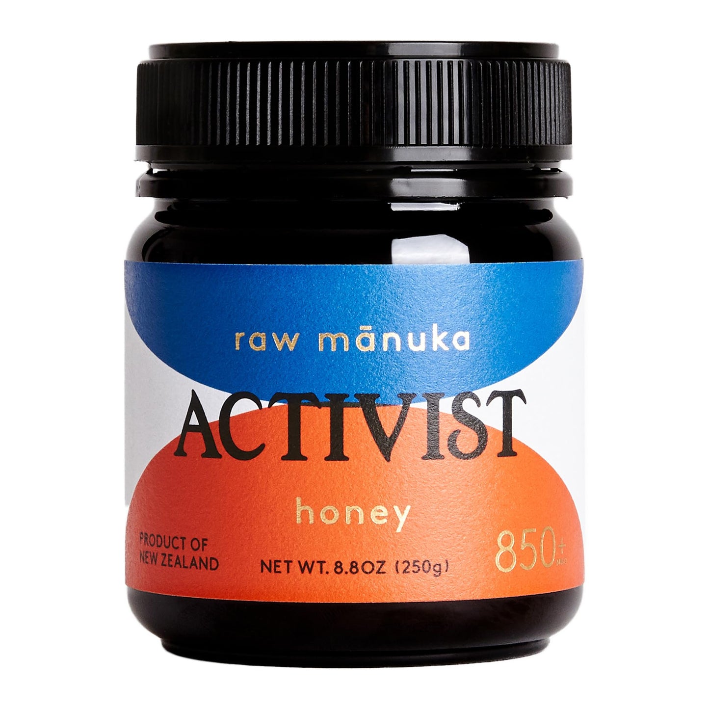 ACTIVIST Raw Manuka Honey 850+MGO | Product of New Zealand | Certified Non-GMO | BPA-Free Jar (8.8 oz| 250 g)