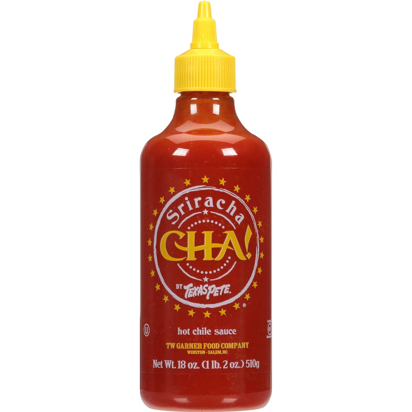 Texas Pete Cha Sriracha Sauce, 18 Ounce - 12 per case.