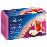 King's Crown Messmer Turkish APPLE FIG tea 20 tea bags/1ct. Made in Germany