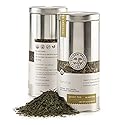 Golden Moon Organic Sencha Green Tea - Loose Leaf, Non-GMO - Travel Tin (42 Servings)