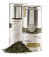 Golden Moon Organic Sencha Green Tea - Loose Leaf, Non-GMO - Travel Tin (42 Servings)