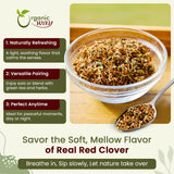 Organic Way Red Clover Flower Cut & Sifted (Trifolium Pratense) Herbal Tea | European Wild-Harvest | Organic & Kosher Certified | USDA Certified |