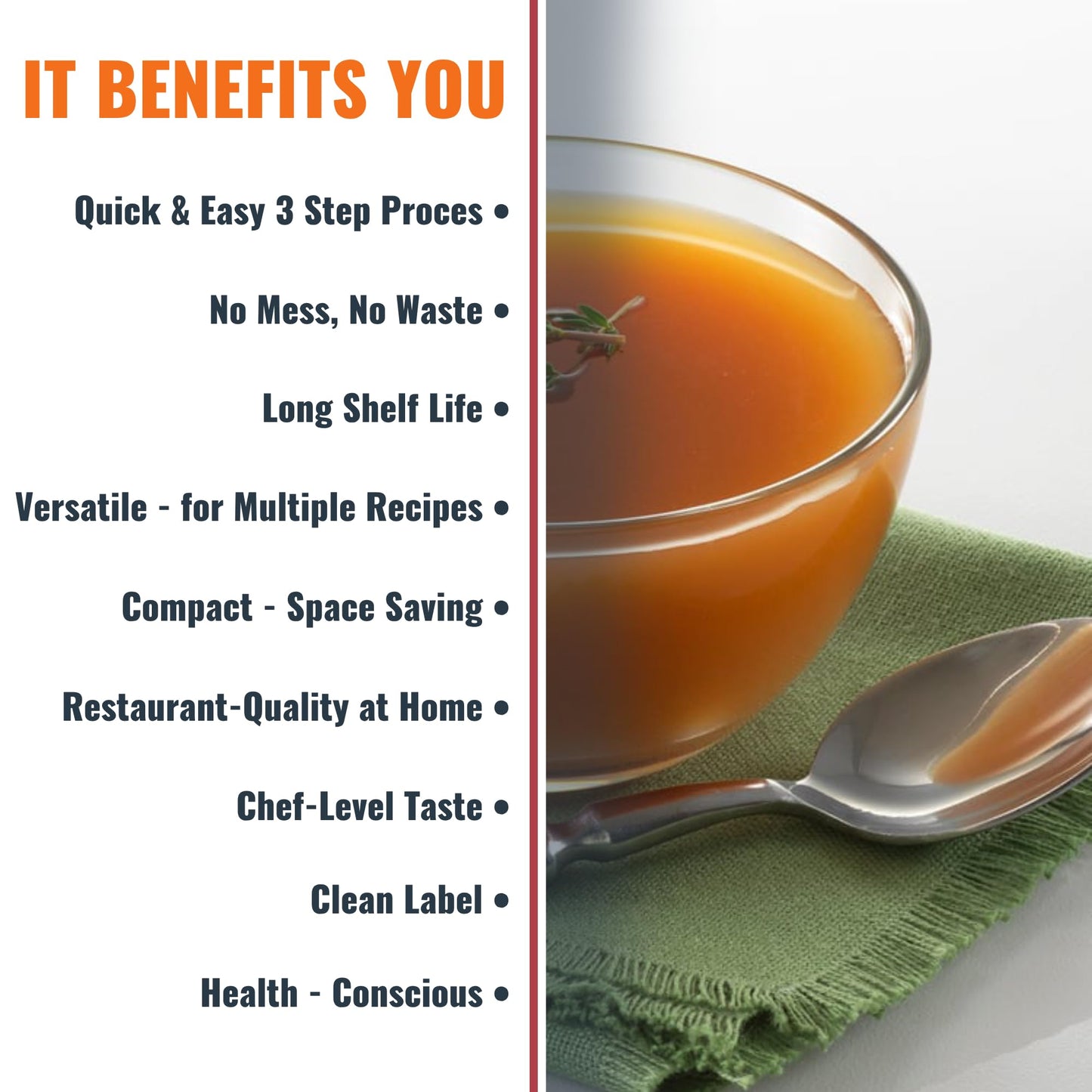 SAVORY CHOICE Reduced Sodium Vegetable Broth Concentrate, 45 Packets (9.6g) - Vegan, Vegetarian, Gluten-Free, Diary-Free Broth Concentrate