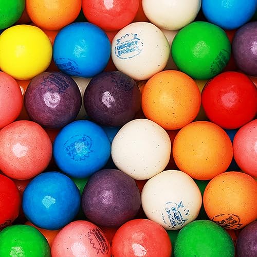 Gumballs for Gumball Machine - 0.5 Inch Mini Gumballs - 22 Lb Bulk Gum Balls for Kids - Gumball Machine Refills - 5800 Pcs Gumballs Bulk Pack - Double