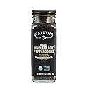 Watkins Gourmet Organic Spice Jar, Whole Black Peppercorns, Non-GMO, Kosher, 2.6 oz. Bottle, 1-Pack