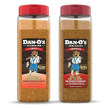 Dan-O's Seasoning Large 2 Bottle Combo | Spicy & Chipotle | 2 Pack (20 oz)
