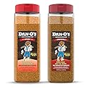 Dan-O's Seasoning Large 2 Bottle Combo | Spicy & Chipotle | 2 Pack (20 oz)