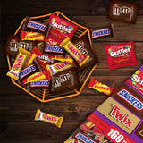 Mars M&M'S Milk Chocolate, SKITTLES Original Chewy Candy, SNICKERS Chocolate Candy Bar, STARBURST Chewy Candy & TWIX Caramel Cookie Bar Halloween