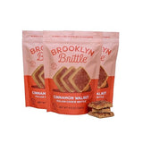 Brooklyn Brittle Cinnamon Walnut Crispy Snack Buttery Crunch Infused Italian Cookie Brittle Snack with Warm Cinnamon and Nutty Walnuts Perfect