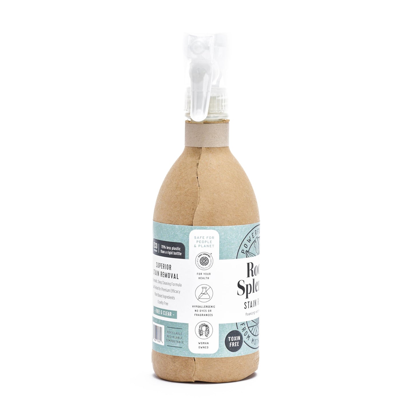 Root & Splendor Non Toxic Stain Remover - Natural Stain Remover for Laundry | Eco Friendly, Plant Based, EWG Verified, Unscented, 16 fl oz