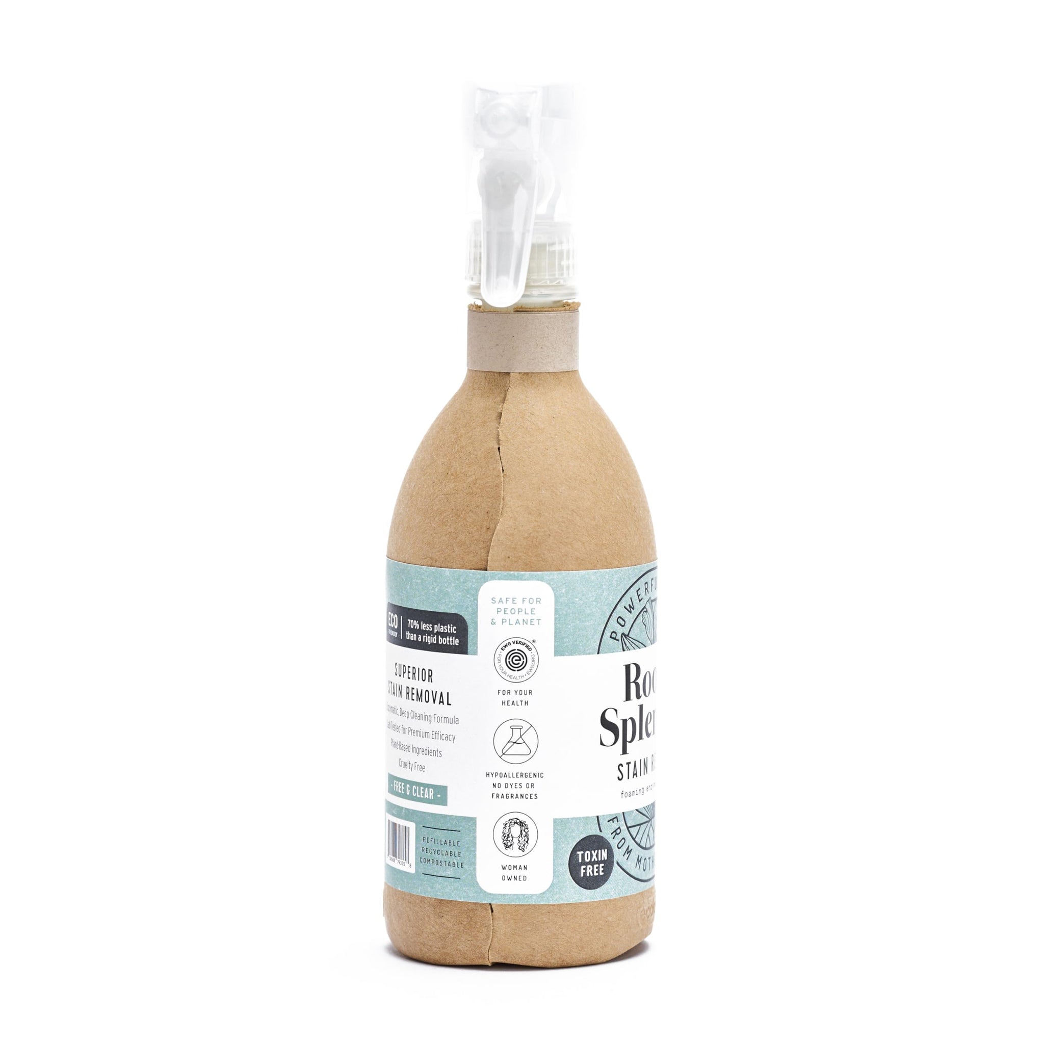 Root & Splendor Non Toxic Stain Remover - Natural Stain Remover for Laundry | Eco Friendly, Plant Based, EWG Verified, Unscented, 16 fl oz