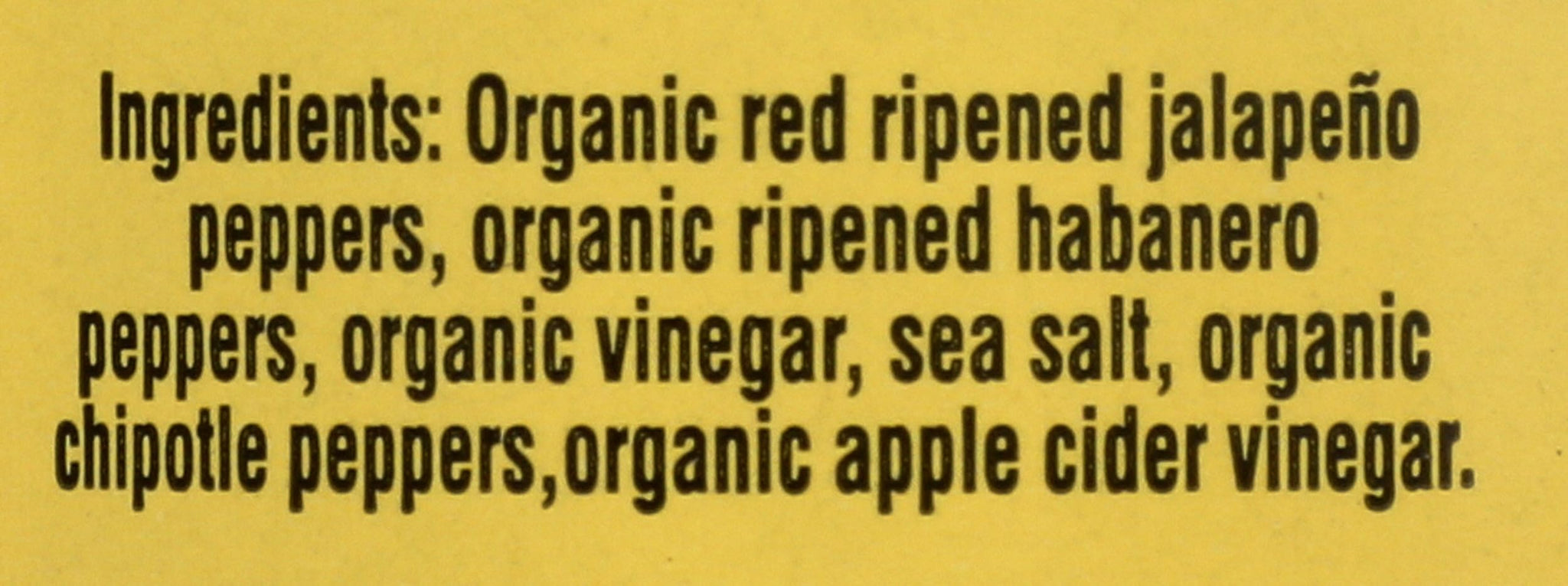 Organic Harvest, Sauce Chipotle Habanero Organic, 5 Ounce