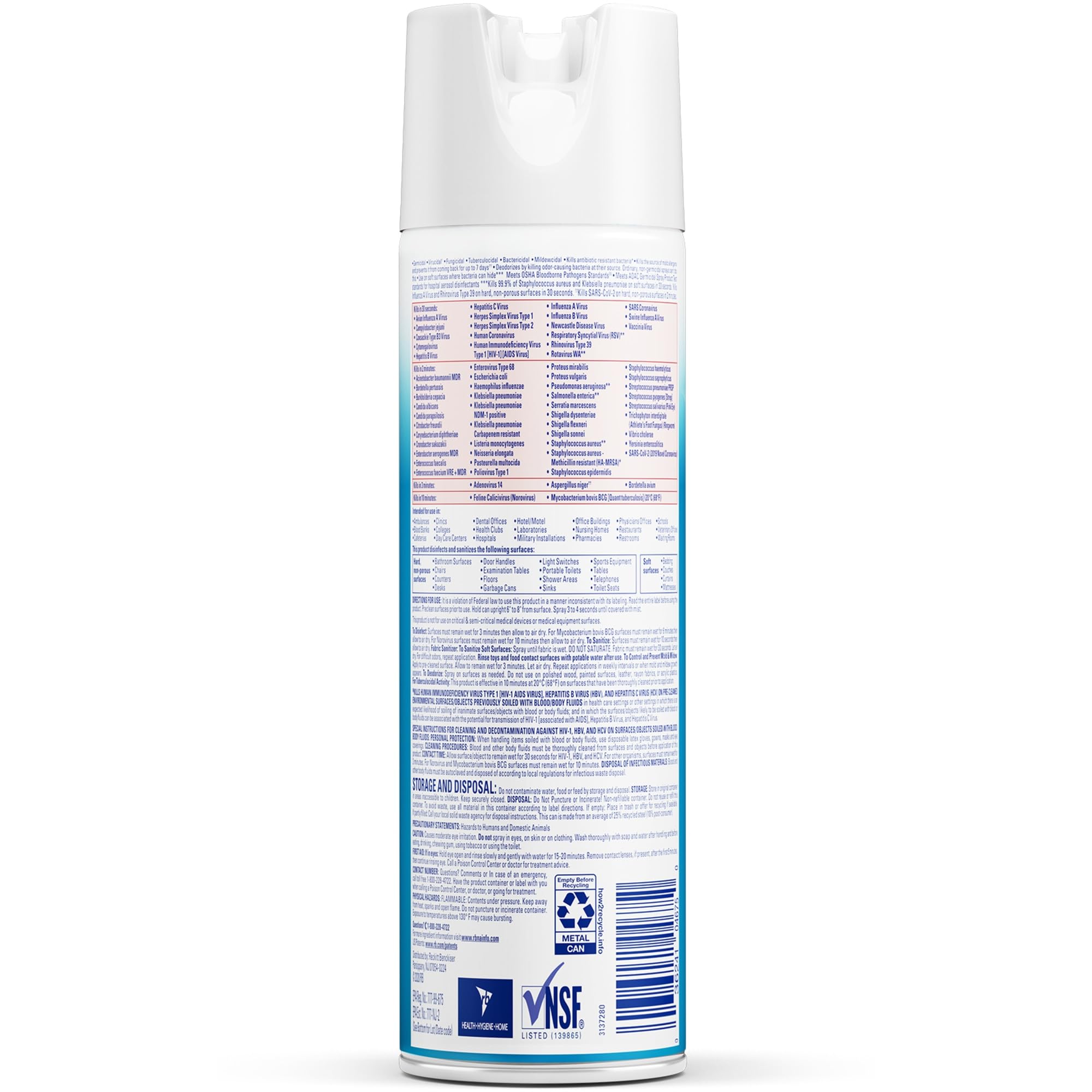 Professional Lysol Disinfectant Spray, Fresh, 228oz (12X19oz)