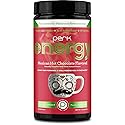 Perk Energy Drink Mix (Mexican Hot Chocolate) 20 Servings - Caffeinated Healthy Coffee Alternative with Protein, 100mg of Caffeine, Gluten-Free