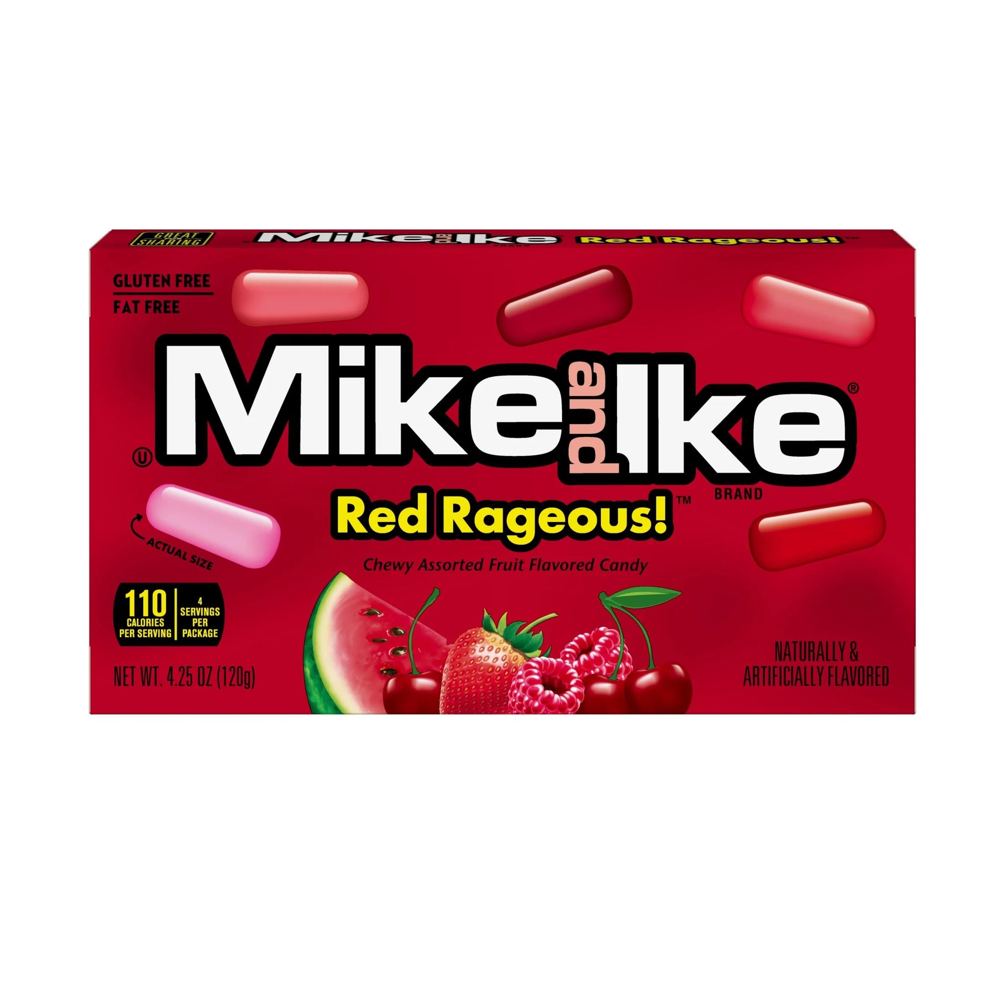 Mike and Ike Red Rageous! 4.25 oz. Theater Box