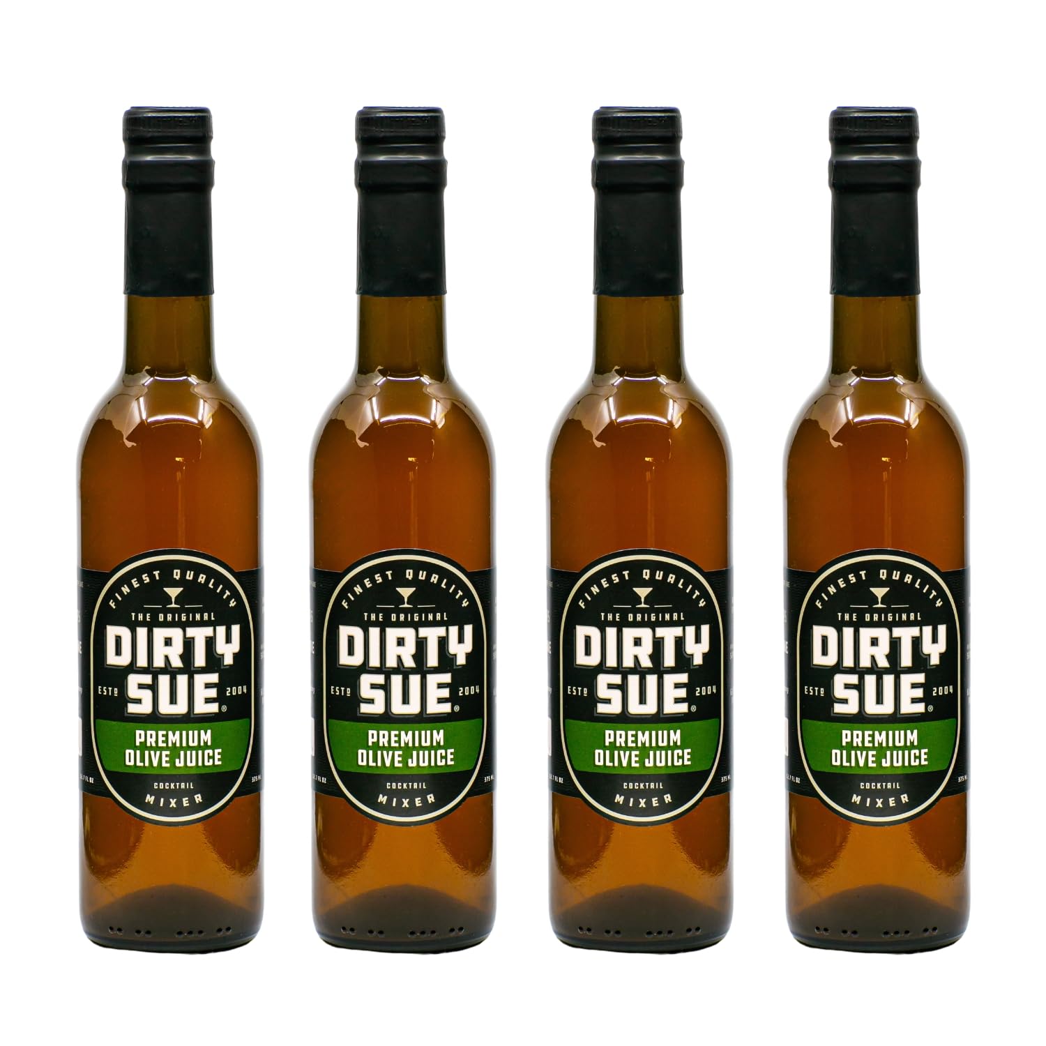Dirty Sue - The Original Premium Olive Juice, 12.69 oz Glass Bottles (12.69 Oz (Pack of 4))