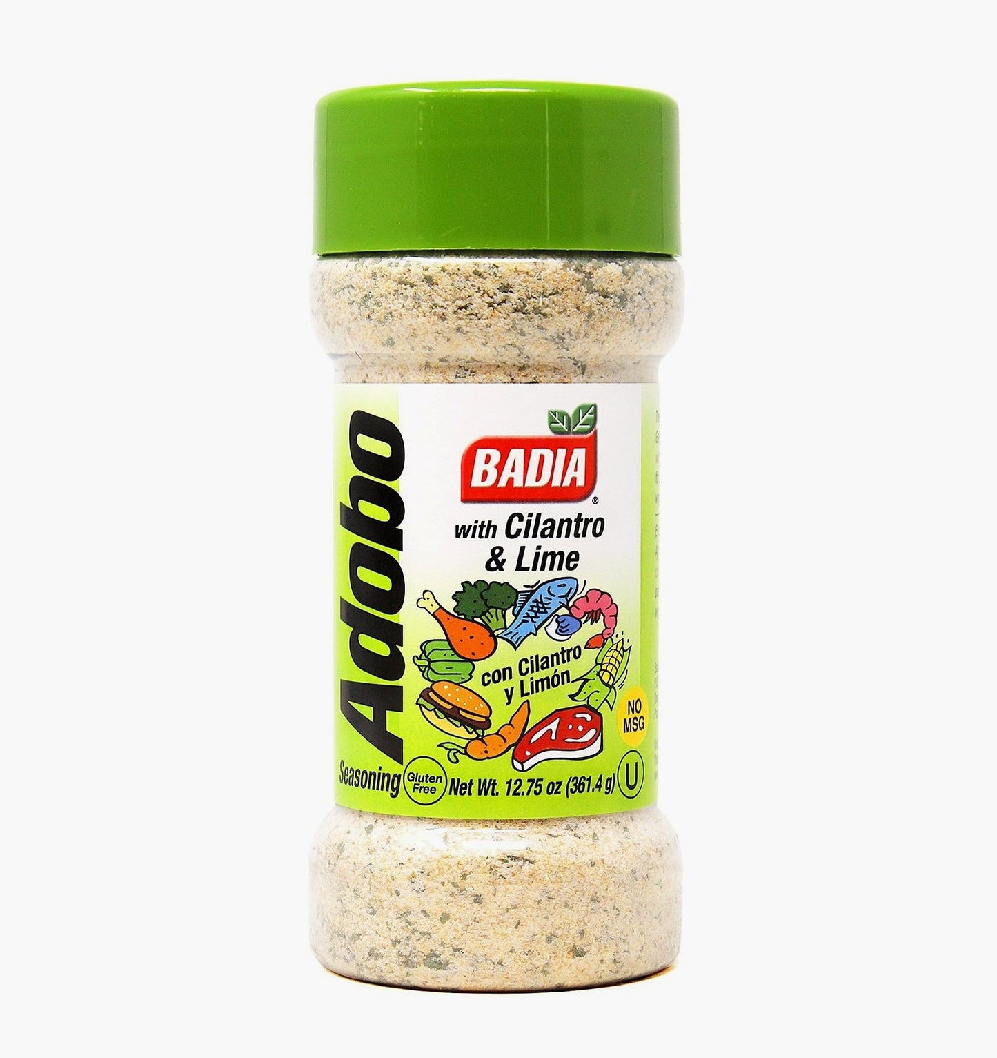 Badia Adobo with Cilantro & Lime 12.75 oz - Zesty Citrus & Herb Seasoning - Latin Flavor Blend with Garlic, Cilantro & Lime