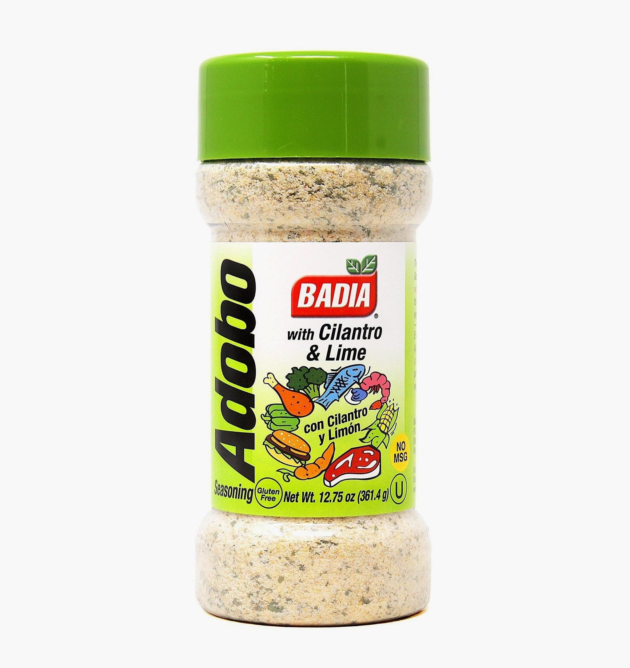 Badia Adobo with Cilantro & Lime 12.75 oz - Zesty Citrus & Herb Seasoning - Latin Flavor Blend with Garlic, Cilantro & Lime