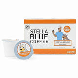 Stella Blue Coffee Pods, Miss Peaches Blend, Medium Roast Citrus Caramel, Fruity Notes 100% Arabica Beans, Ethically Sourced from Central and South