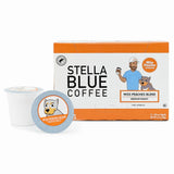 Stella Blue Coffee Pods, Miss Peaches Blend, Medium Roast Citrus Caramel, Fruity Notes 100% Arabica Beans, Ethically Sourced from Central and South