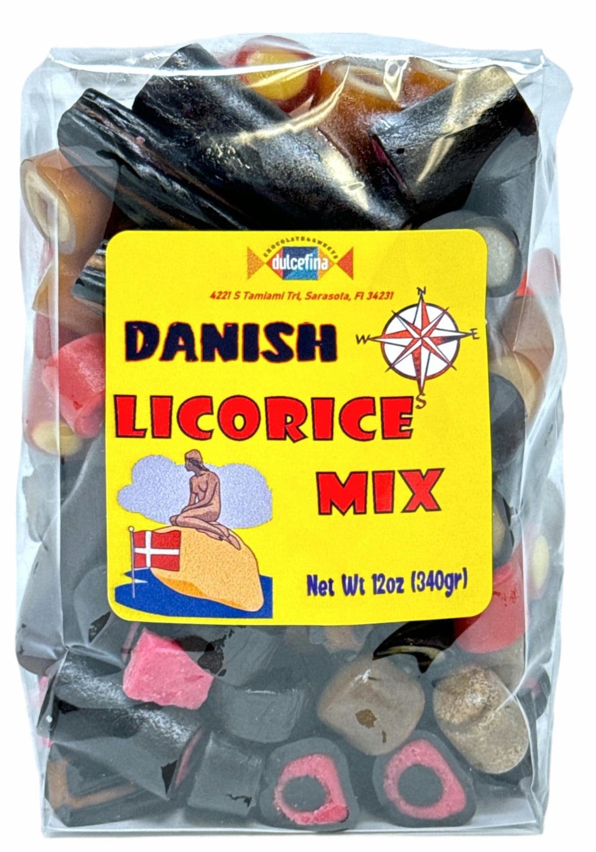 Danish licorice mix - Total wt. 36(Oz), Include: 3 pck of Mix Danish Licorice,