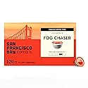 San Francisco Bay Coffee - Medium-Dark Roast - Fog Chaser (120 ct) - Single Serve Coffee Pods, Commercially Compostable, K Cup Compatible