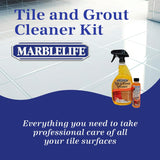 Marblelife Tile and Grout Cleaner Kit, Ready-to-Use 32 oz Spray Cleaner + 4 oz Concentrate Refill, Powerful Grout Cleaner for Tile Floors, Heavy Duty