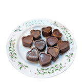 10-PIECE 2.3 OZ Chocolate Gourmet Homemade Snack with Nuts Frame Heart Shape CHOCOLATE-FRAMEHEART-1D