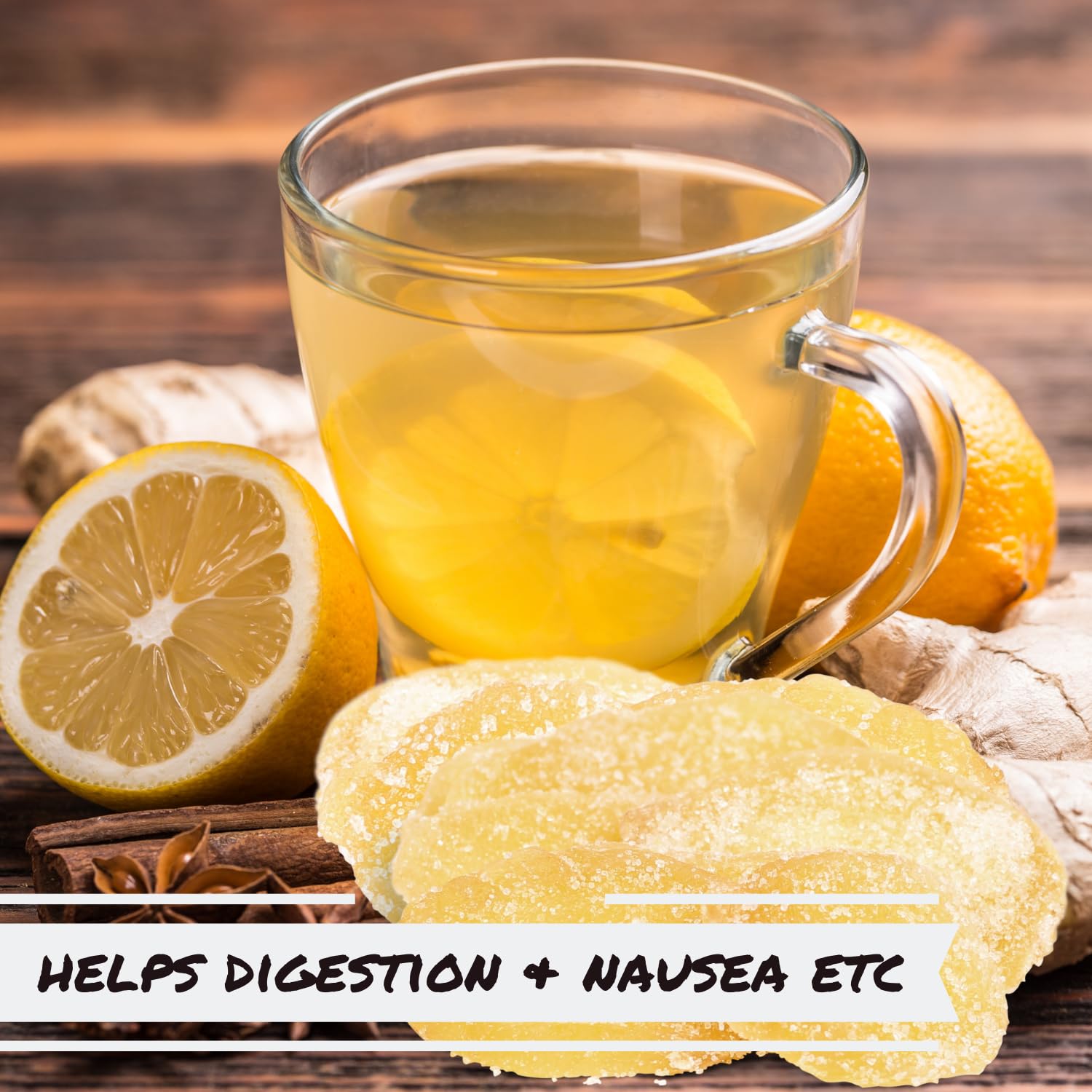 Crystallized Ginger Slices by It's Delish, 5 Lbs Bulk | Candied Ginger Candy Fruit Chews Natural Dried Root with Sugar Crystals, Unsulphured, No Color