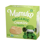 Mamuko Organic The Beginning Pasta 4-Pack Variety Mix (Ditalini, Stelline, Risone, Capellini) Quick-Cook Pasta for Babies Young Children - Protein
