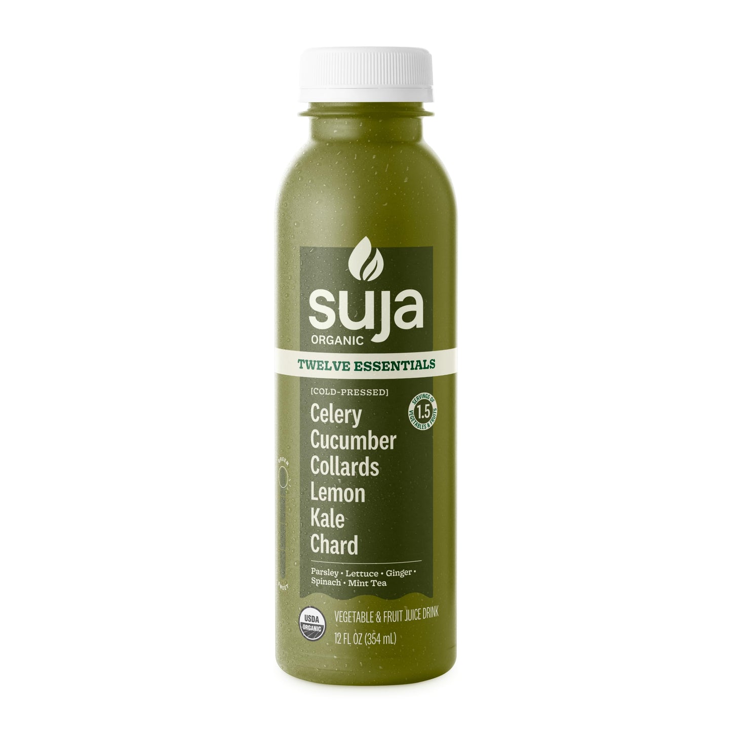 Suja Organic Cold-Pressed Twelve Essentials Green Juice, 12 fl oz