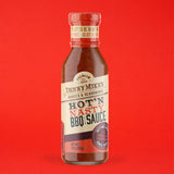 DennyMike's Hot N Nasty Habanero BBQ Sauce - Authentic Southwest Heat, 14 oz Spicy Flavor for Ribs, Chicken, Burgers